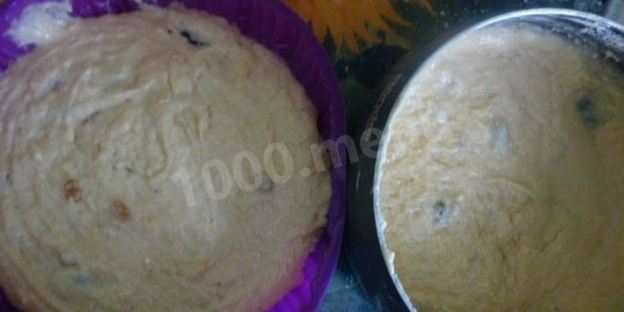 быстрый пирог с изюмом