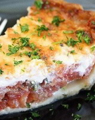 Домашний томатный пирог