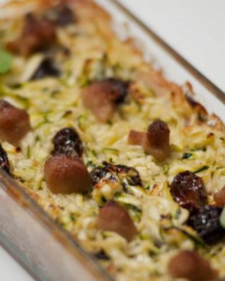 Гречневый пирог с цукини