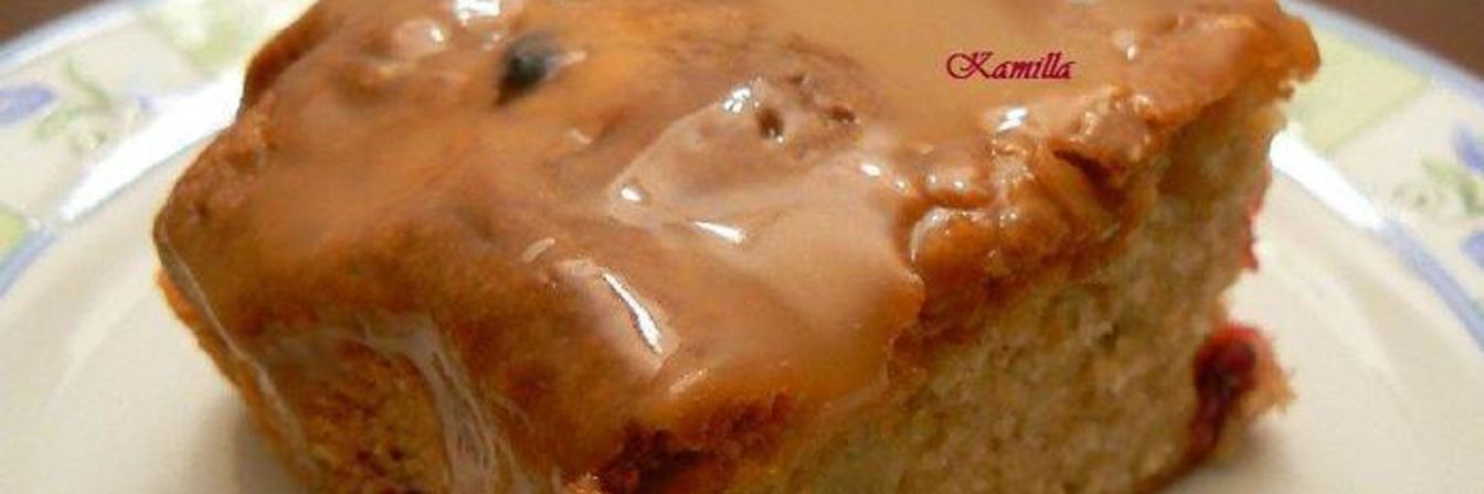 Грушево-клюквенный пирог