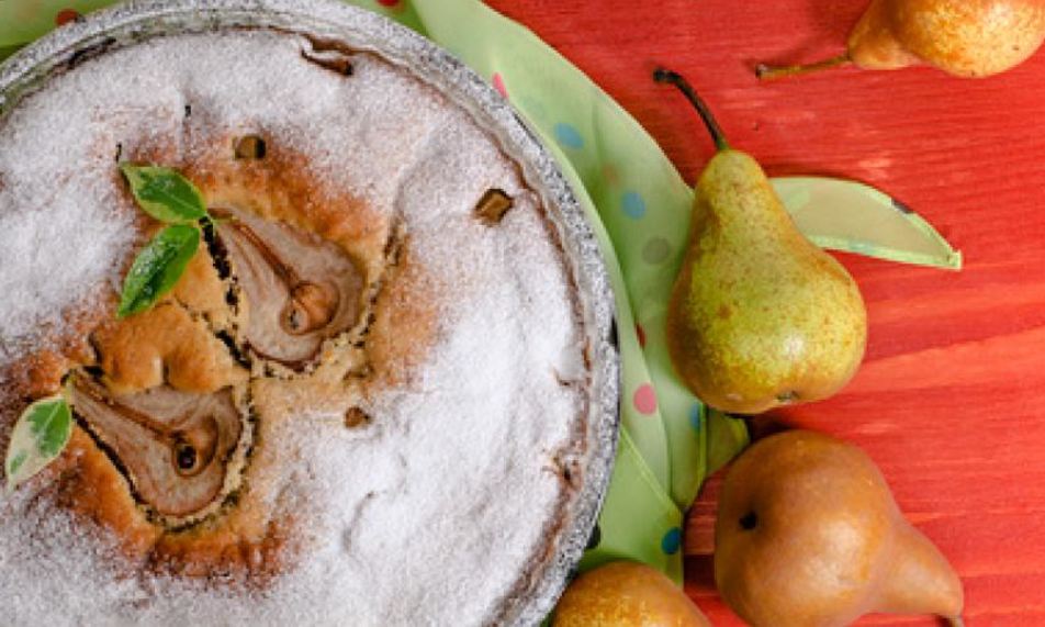 Рецепт грушевого пирога с медом