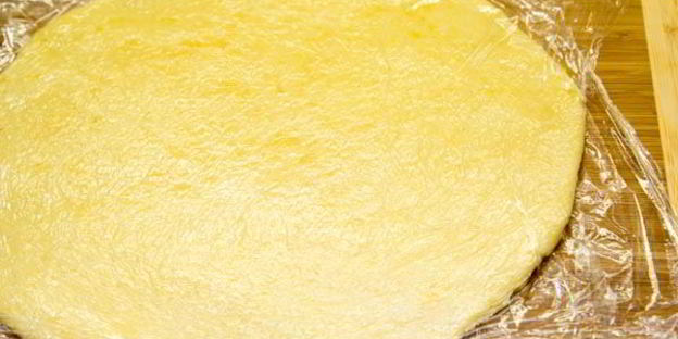 картофельный киш с овощами и мясом