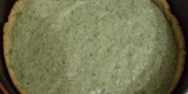 киш со шпинатом и рикоттой