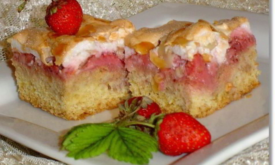 Рецепт клубничного пирога