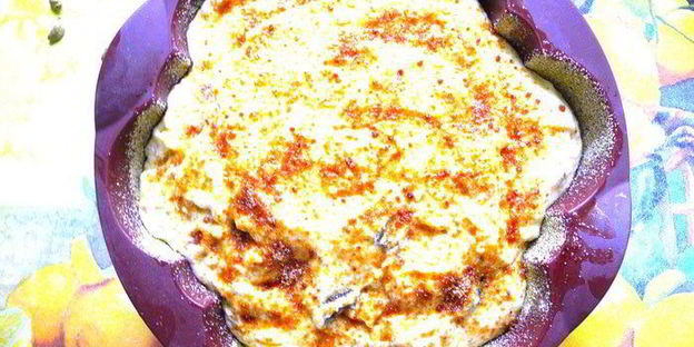 кукурузно-творожный пудинг-пирог с сухофруктами