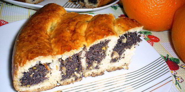 маковый пирог-спиралька