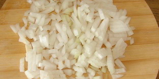 открытый пирог с шампиньонами