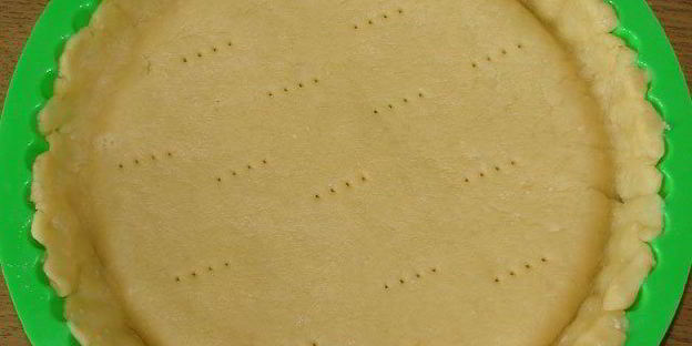 открытый пирог с шампиньонами