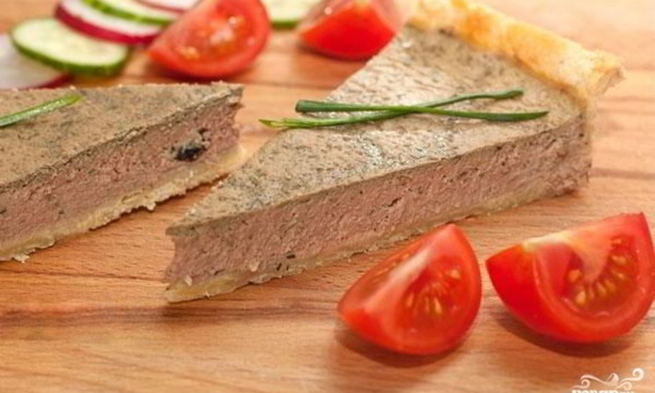 Рецепт печеночного пирога