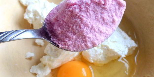 песочный пирог с фруктами в творожном муссе