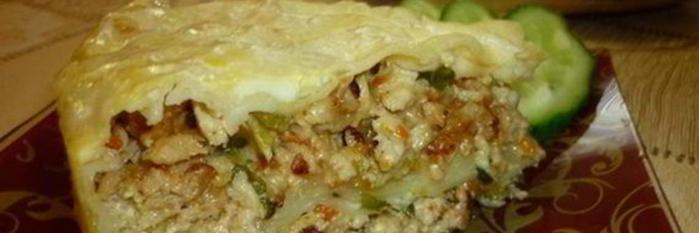 Пирог из лаваша в мультиварке