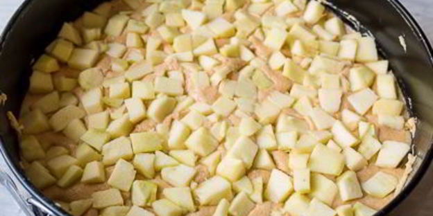 пирог карамельное яблоко