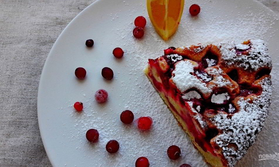 Рецепт пирога клафути с вишнея