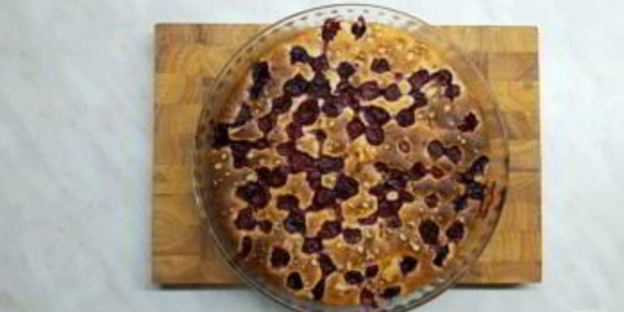 пирог клафути с вишней