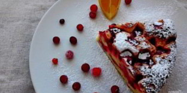 пирог клафути с вишней