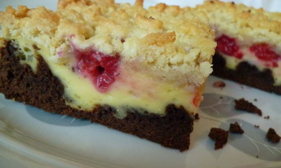 Рецепт пирога малина в облаках