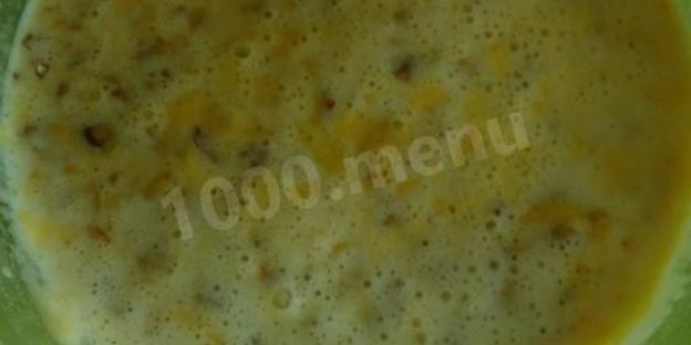 пирог на грецких орехах