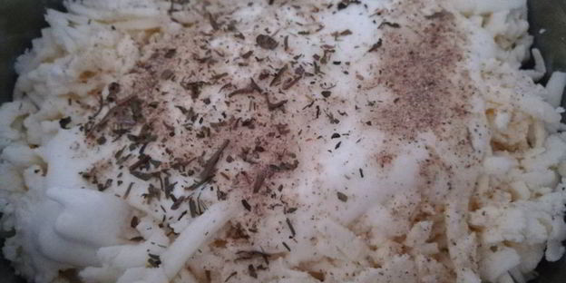 пирог с адыгейским сыром и стручковой фасолью