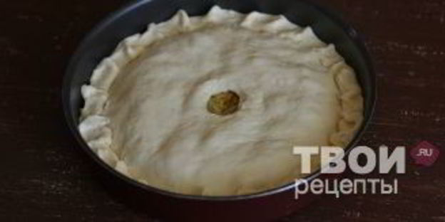 пирог с капустой и грибами