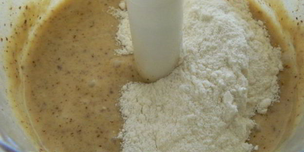 пирог с миндальным кремом