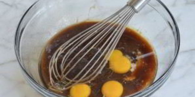 пирог с ореховой заливкой