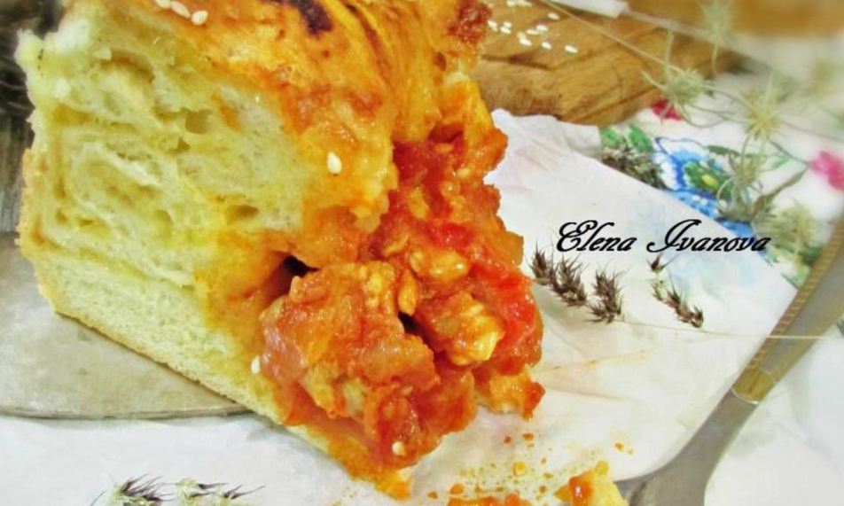 Рецепт пирога с сыром и курицей