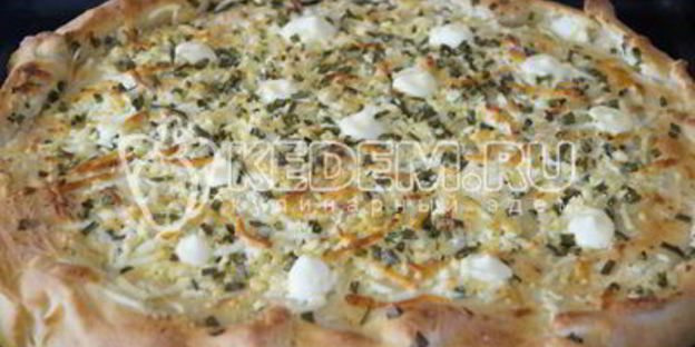 пирог с сыром и яйцами