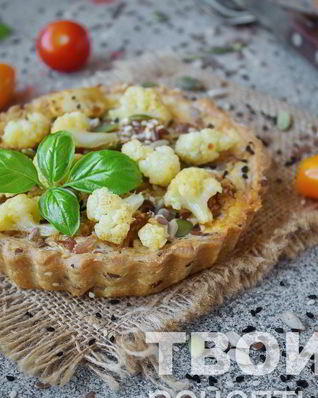 Пирог с цветной капустой