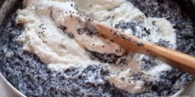 пирог с творожно-маковой начинкой