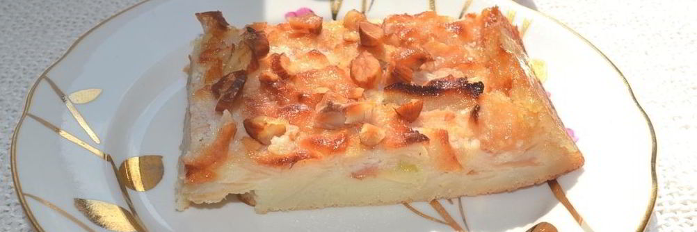 Пирог с яблоками Невидимый