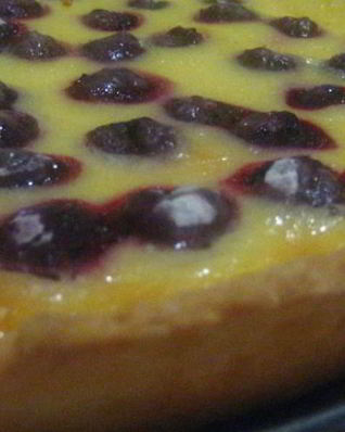 Пирог Вишня в сметане