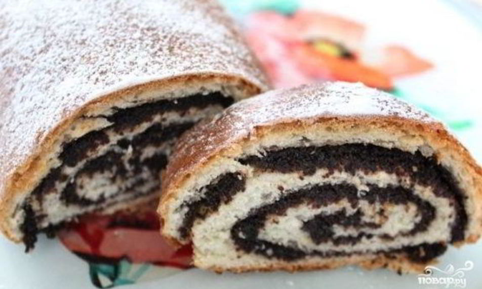 Рецепт постного пирога с маком