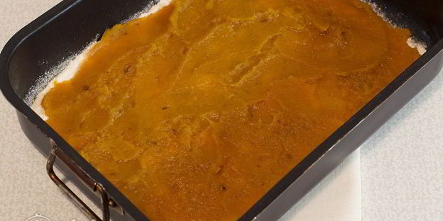 постный тыквенный пирог