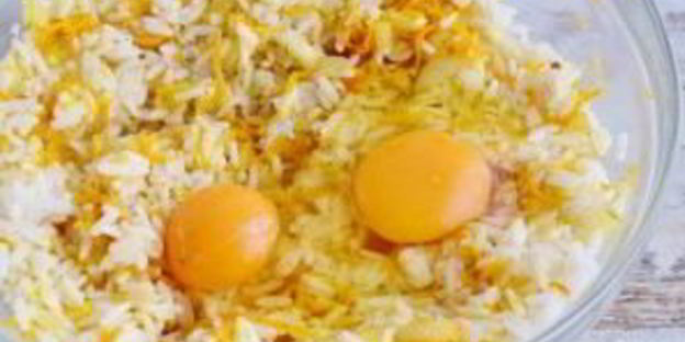 рисовый пирог со скумбрией