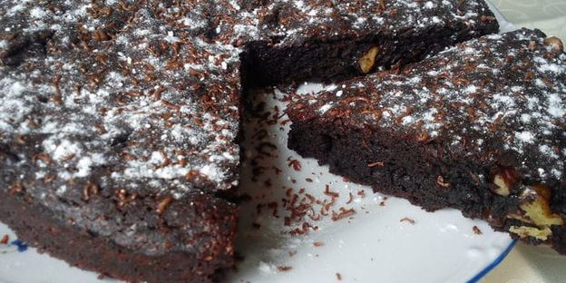 шоколадный пирог из рисовой муки