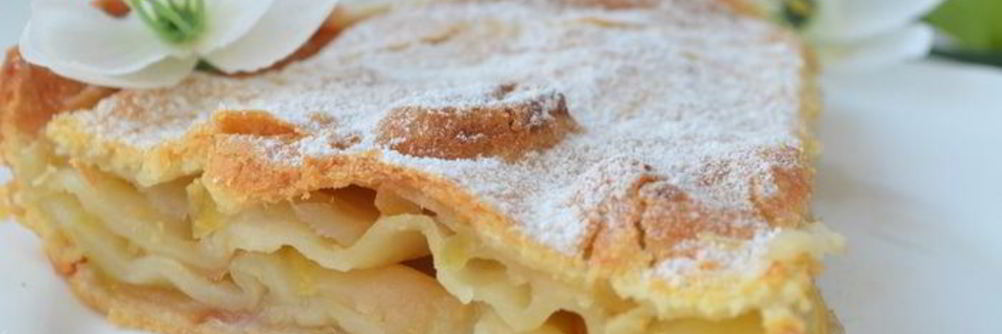 Слоеный яблочный пирог