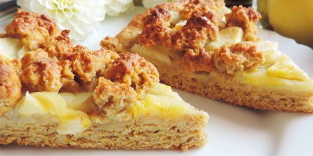 тыквенный пирог с яблоками