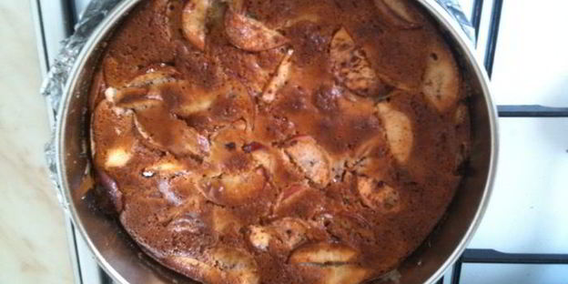 вкусный пирог из ужасных яблок