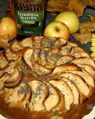 Яблочно-маковый пирог