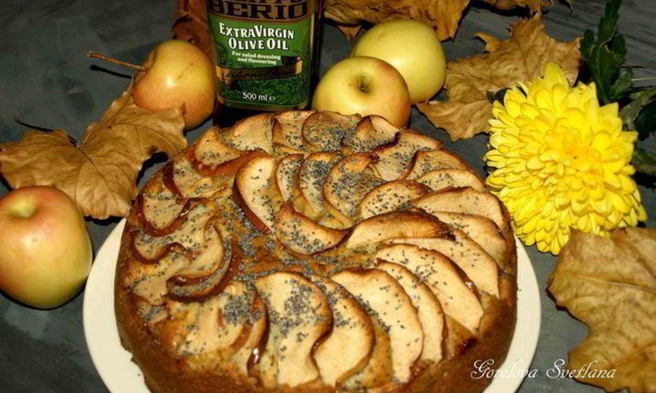 Рецепт яблочно-макового пирог