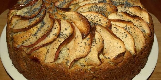 яблочно-маковый пирог