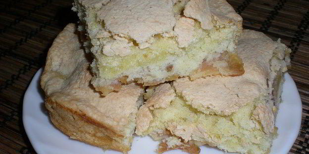 яблочный пирог с сахарной корочкой