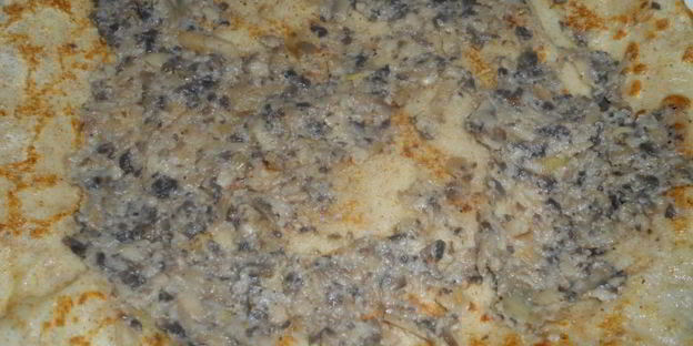 блинчатые пирожки с грибами улитки