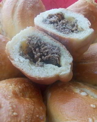 Домашние пирожки с куриной печенью