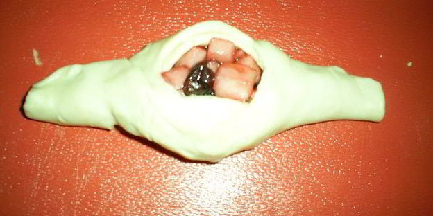 хмельные пирожки с яблочно-смородиновой начинкой