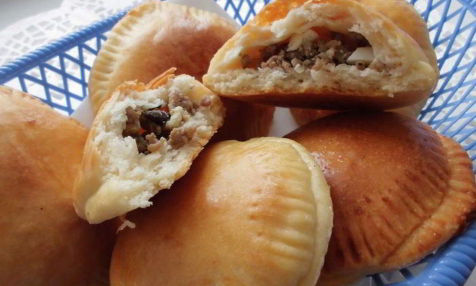 Рецепт легких пирожков с мясом