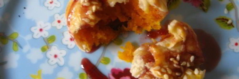 Мини-пирожки с тыквой
