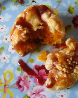 Мини-пирожки с тыквой