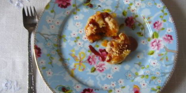 мини-пирожки с тыквой