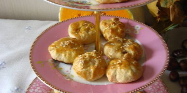 мини-пирожки с тыквой